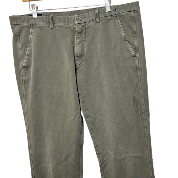 Em’s of Mason’s Italy chino pants Green stretch regular fit Size EU 54 38x33 - Picture 3 of 14